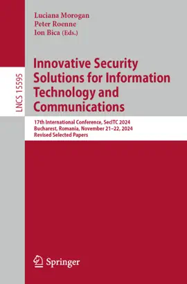 Read: Innovative Book Security Solutions for Information Technology and Communications