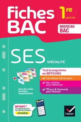 Read: Fiches Book bac - SES 1re générale (spécialité)