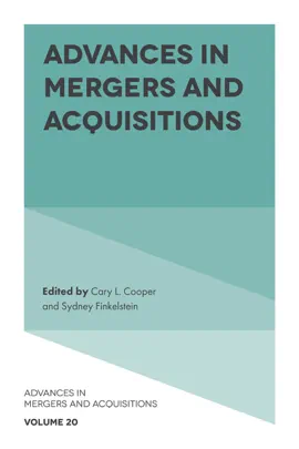 Read: Advances Book in Mergers and Acquisitions