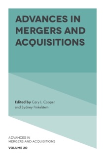 Advances in Mergers and Acquisitions by Cary L. Cooper & Sydney Finkelstein