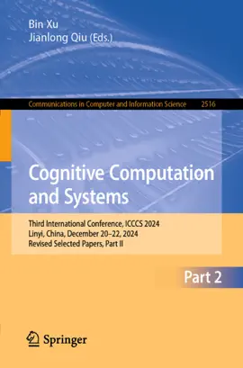 Read: Book Cognitive Computation and Systems