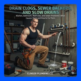 Drain Clogs, Sewer Backups, and Slow Drains: Kitchen, Bathroom, Main Line, and Sewer Problems—What Causes Them and How to Fix Them - Clinger Plumbing LLC