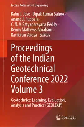 Read: Proceedings of the Indian Geotechnical Conference Book 2022 Volume 3