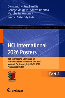 HCI International 2026 Posters by Constantine Stephanidis, George Margetis, Stavroula Ntoa, Margherita Antona & Gavriel Salvendy