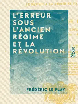 Read: Book L'Erreur sous l'Ancien Régime et la Révolution