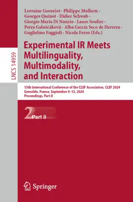 Read: Experimental IR Meets Multilinguality, Multimodality, and Interaction Book