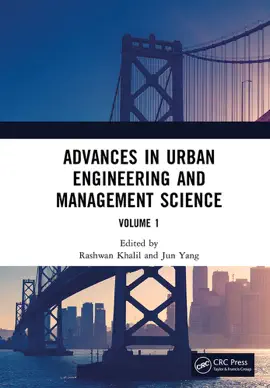 Read: Advances in Urban Engineering and Management Science Book Volume 1