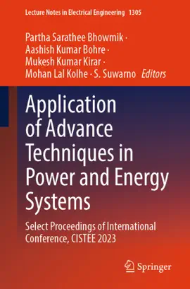 Read: Application of Advance Techniques in Power and Energy Systems Book