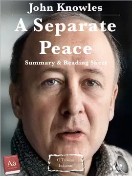 John Knowles - A Separate Peace - Summary & Reading Sheet.