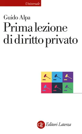 Read: Book Prima lezione di diritto privato