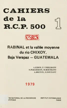 Read: Book Rabinal et la vallée moyenne du Rio Chixoy. Vol. 1