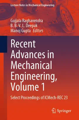 Read: Recent Advances in Book Mechanical Engineering, Volume 1