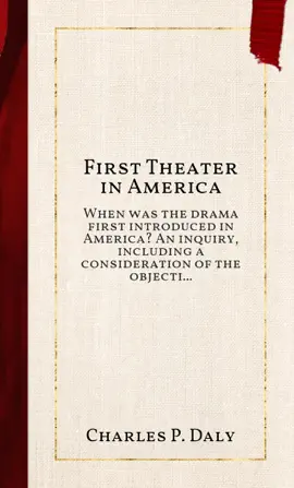 Read: First Theater in Book America