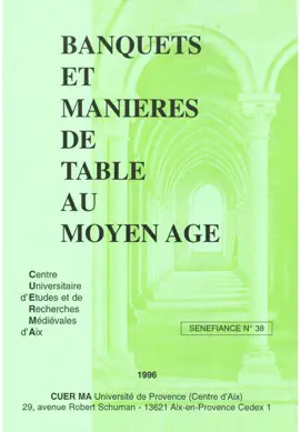 Read: Banquets et manières Book de table au Moyen Âge
