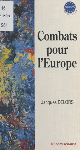 Read: Combats pour l'Europe Book