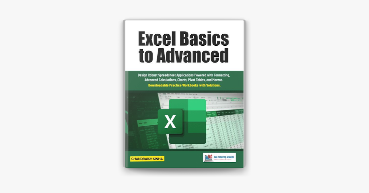 ‎Excel Basics to Advanced by Chandraish Sinha on Apple Books