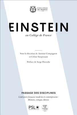 Read: Book Einstein au Collège de France