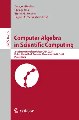 Read: Computer Book Algebra in Scientific Computing