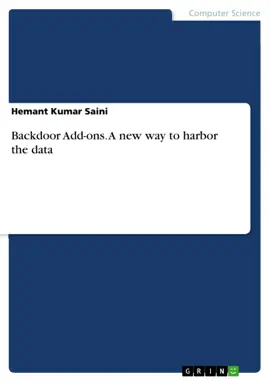 Read: Backdoor Add-ons. A new way to Book harbor the data