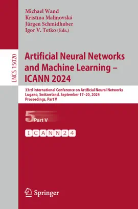 Read: Artificial Book Neural Networks and Machine Learning – ICANN 2024