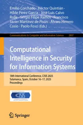 Read: Computational Intelligence Book in Security for Information Systems