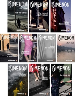 Georges Simenon Inspector Maigret Series BOOKS 1-10: Pietr the Latvian, The Carter of 'La Providence', The Late Monsieur Gallet, The Hanged Man of Saint-Pholien, A Man's Head, The Yellow Dog, The Night at the Crossroads, A Crime in Holland, The Dancer at the Gai-Moulin, The Grand Banks Café. The Dancer at the Gai-Moulin, The Grand Banks Café. by Georges Simenon