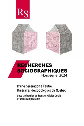 Read: Recherches sociographiques. , 2024 Book