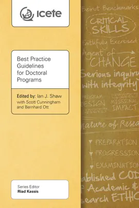 Read: Best Practice Guidelines for Book Doctoral Programs