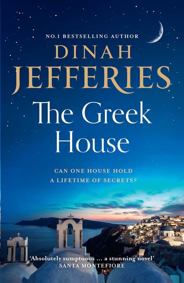 The Greek House by Dinah Jefferies cover design