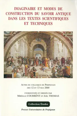 Read: Imaginaire et modes de construction du savoir Book antique dans les textes scientifiques et techniques