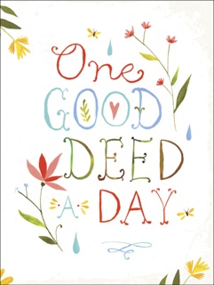 One Good Deed a Day by Chronicle Books
