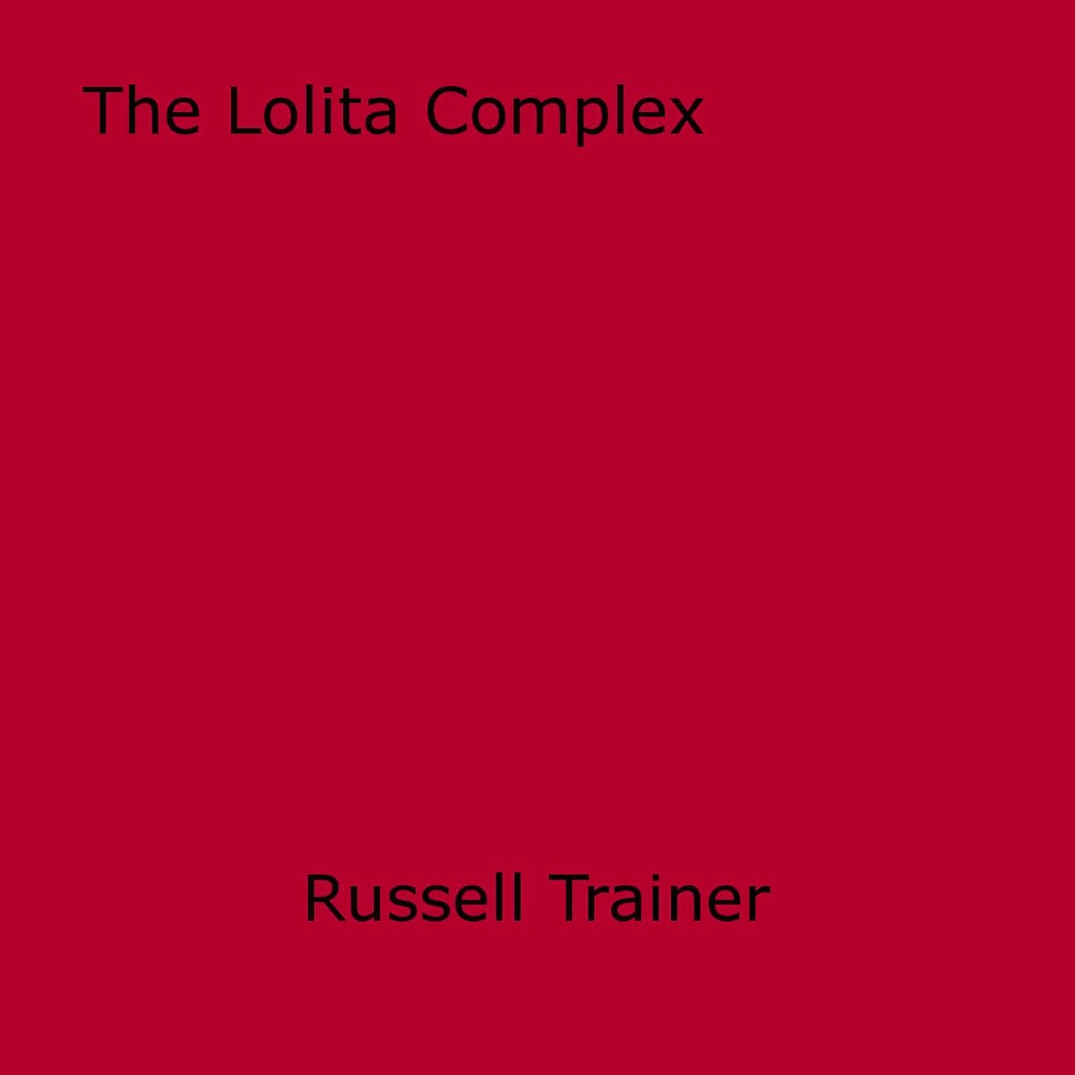 The Lolita complex. cover