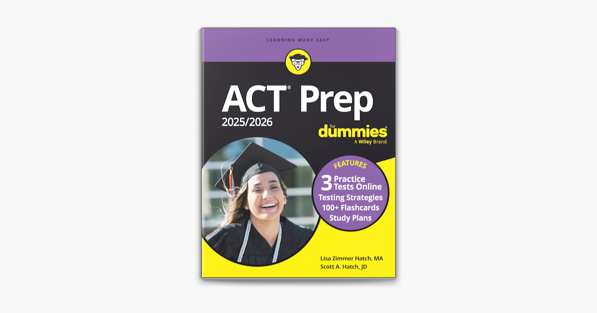 ‎ACT Prep 2025/2026 For Dummies by Lisa Zimmer Hatch & Scott A. Hatch
