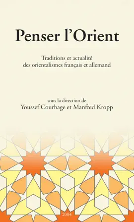 Read: Book Penser l'Orient