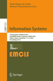Information Systems by Paulo Rupino da Cunha & Marinos Themistocleous