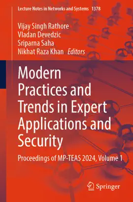 Read: Modern Practices and Trends in Expert Applications and Book Security