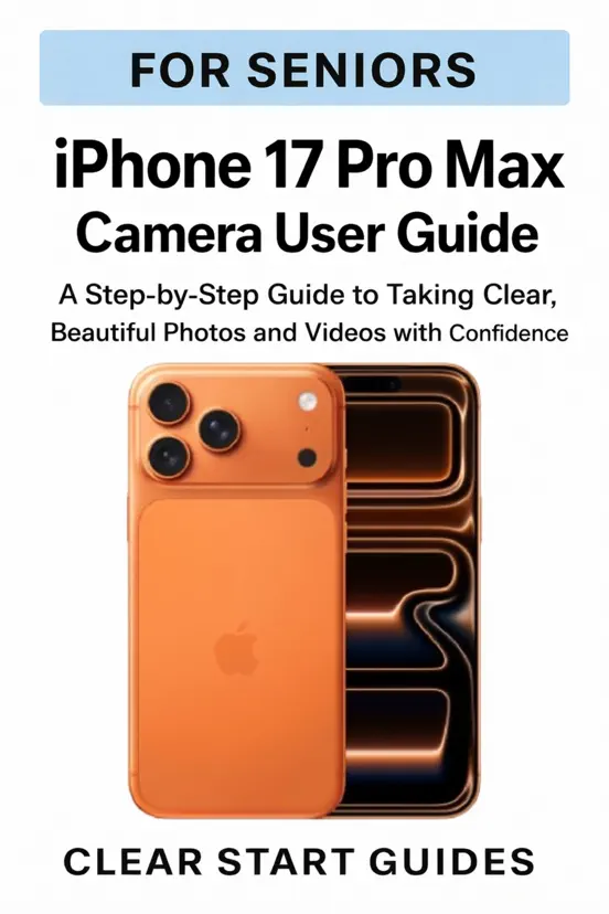 iPhone 17 Pro Max Camera User Guide for Seniors