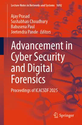 Read: Advancement in Cyber Book Security and Digital Forensics