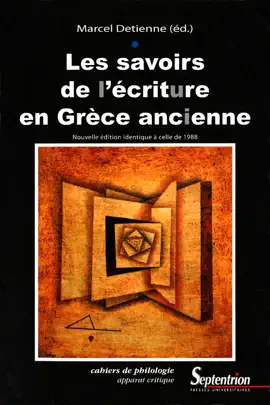 Read: Les savoirs de l’écriture en Grèce Ancienne Book