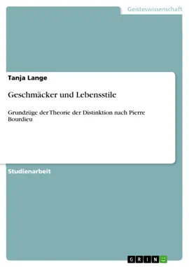 Read: Geschmäcker und Lebensstile Book