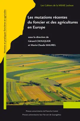 Read: Les mutations Book récentes du foncier et des agricultures en Europe