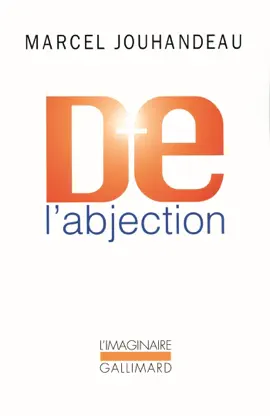 Read: Book De l'abjection