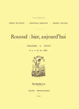 Read: Roussel : Book hier, aujourd’hui
