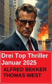 Drei Top Thriller Januar 2025 - Alfred Bekker & Thomas West