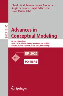 Read: Advances in Conceptual Book Modeling