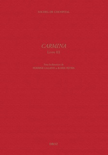 Carmina by Michel de l'Hospital, Perrine Galand, Loris Petris, David Amherdt, Laure Chappuis Sandoz, Christian Guerra & Ruth Stawarz-Luginbühl