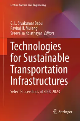 Read: Technologies for Book Sustainable Transportation Infrastructures