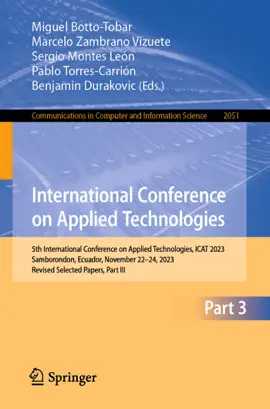 Read: Book International Conference on Applied Technologies