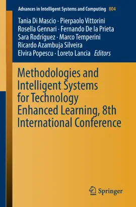 Read: Methodologies and Intelligent Systems for Technology Book Enhanced Learning, 8th International Conference