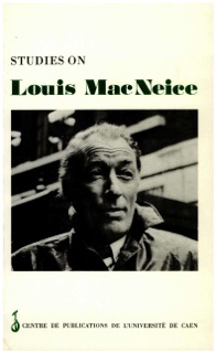 Studies on Louis MacNeice by Wynne Hellegouarc’H & Jacqueline Genet